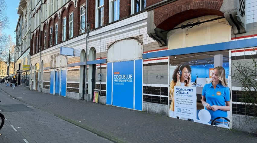 Coolblue opent nieuwe winkel op de Bilderdijkstraat in Amsterdam